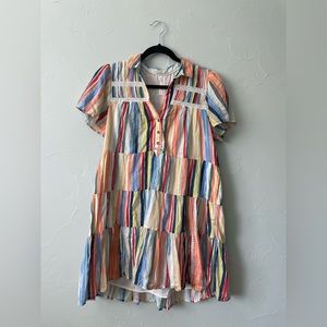Fun, flowy, stripe Anthro dress!